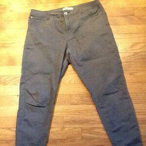Khaki Straight Leg Pants